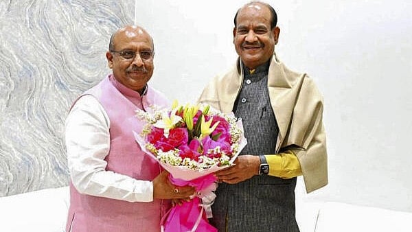 <div class="paragraphs"><p>Lok Sabha Speaker Om Birla and Delhi Assembly Speaker Vijender Gupta during a meeting, in New Delhi, Tuesday, March 4, 2025.</p></div>
