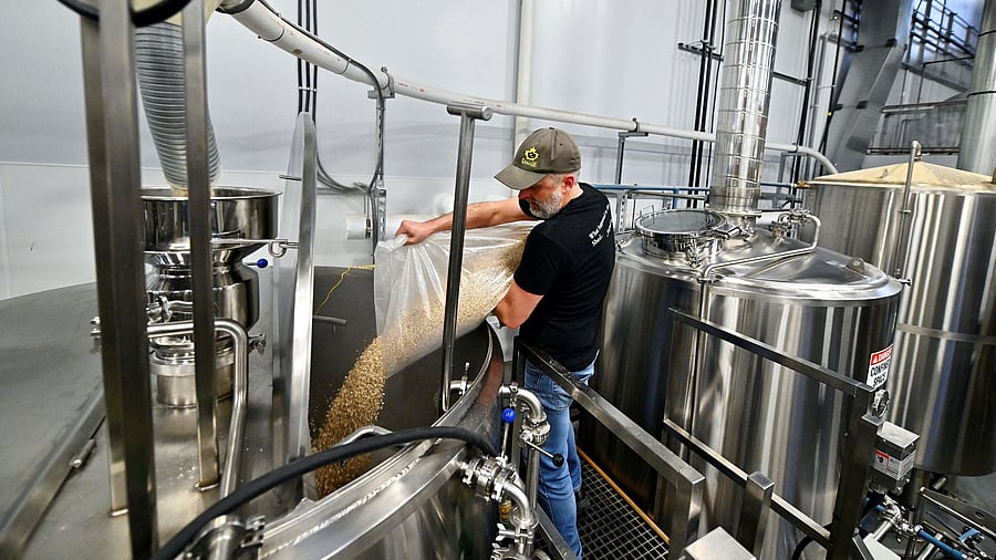 <div class="paragraphs"><p>Tinhouse Brewing co-owner and head brewer Phil Smith brews a batch of Glorious and Free, a collaborative beer that uses 100% Canadian ingredients in response to tariffs on Canadian exports in Port Coquitlam, British Columbia, Canada March 4, 2025.</p></div>