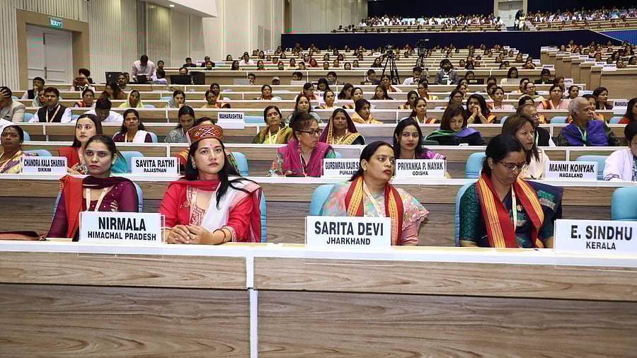 <div class="paragraphs"><p>Visual from the launch of&nbsp;the 'Sashakt Panchayat Netri Abhiyan'</p></div>