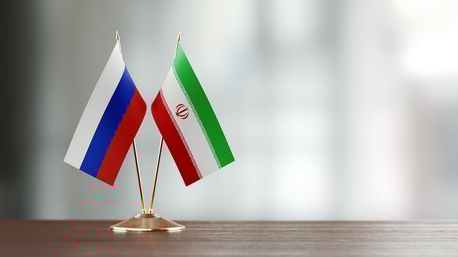 <div class="paragraphs"><p>Representative image showing the flags of Russia and Iran</p></div>