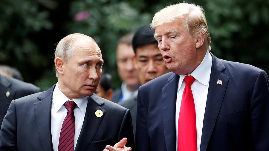 <div class="paragraphs"><p>A file image of&nbsp;Russia's President Vladimir Putin (left) and his US counterpart Donald Trump.&nbsp;</p></div>