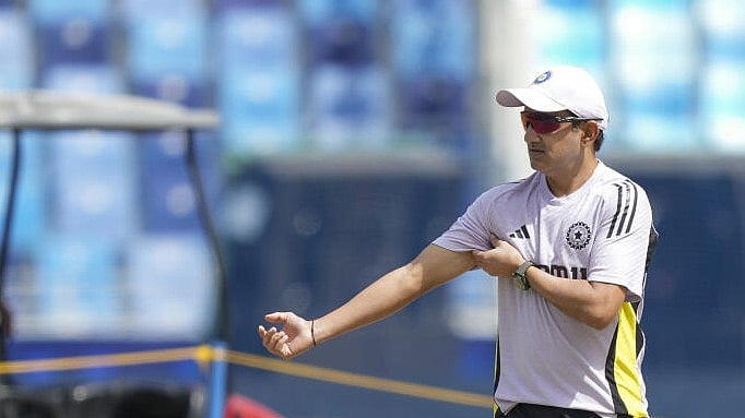 <div class="paragraphs"><p>India’s head coach Gautam Gambhir during a training session.</p></div>