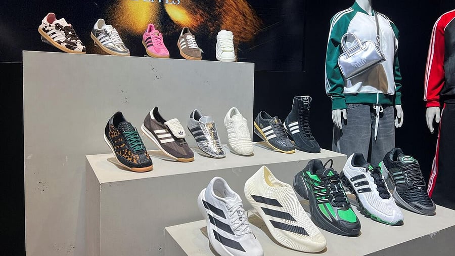 <div class="paragraphs"><p>Adidas products are displayed at the company headquarters in Herzogenaurach, Germany March 5, 2025.</p></div>