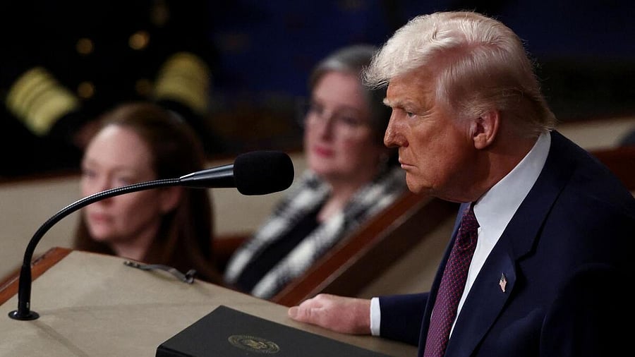 <div class="paragraphs"><p>U.S. President Trump delivers a speech to a joint session of Congress</p><p></p></div>