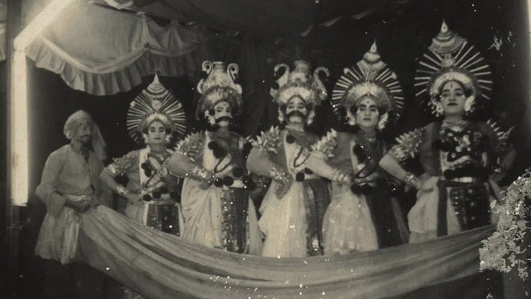 A Yakshagana performance by the Keremane Mela.
