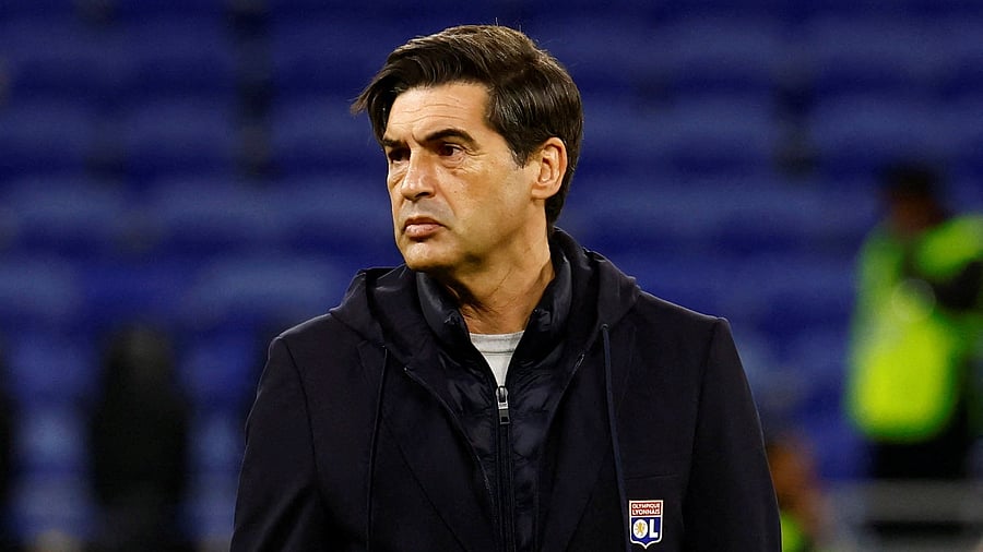 <div class="paragraphs"><p>Olympique Lyonnais coach Paulo Fonseca before the match.</p></div>