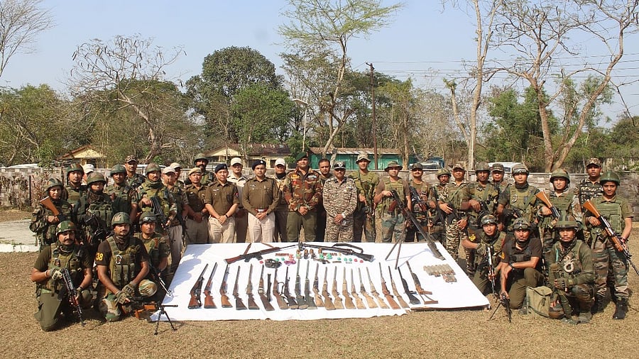 <div class="paragraphs"><p>Am image showing surrendered illegal arms.</p></div>