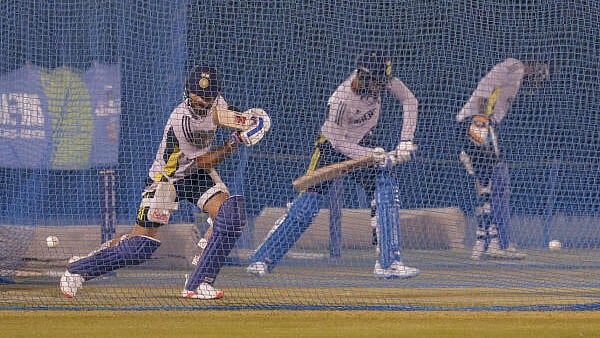 <div class="paragraphs"><p>Virat Kohli bats during a training session ahead of the ICC Champions Trophy 2025 final</p></div>