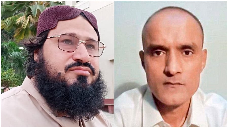<div class="paragraphs"><p>(From L to R) Mufti Shah Mir; Kulbhushan Jadhav </p></div>