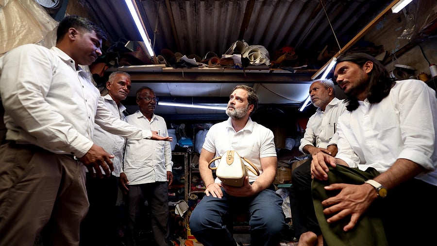 <div class="paragraphs"><p>Ramchet, a cobbler from Sultanpur in Uttar Pradesh, is preparing to launch his own brand -- 'Ramchet Mochi'.</p></div>