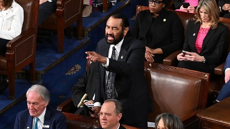 <div class="paragraphs"><p>Al Green, D-Texas, heckled the president and eventually was escorted out of the chamber.</p></div>