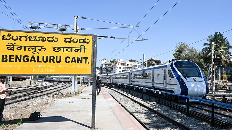 <div class="paragraphs"><p>The&nbsp;Coimbatore–Bengaluru Cantonment Vande Bharat Express. </p></div>