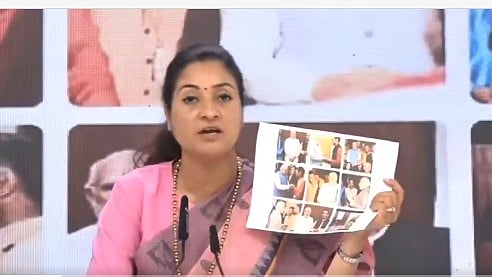 <div class="paragraphs"><p>Alka Lamba&nbsp;during a press conference at the Congress' Akbar Road office.</p></div>