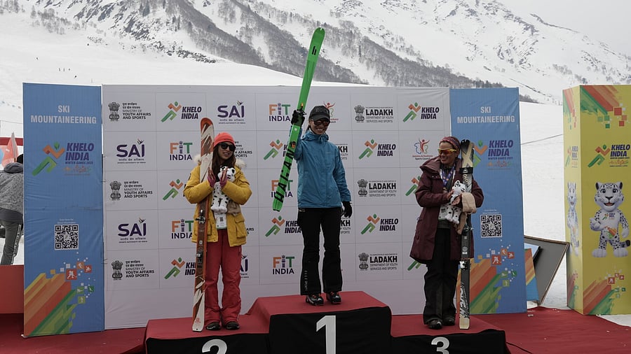 <div class="paragraphs"><p>Athletes at the Khelo India Winter Games in Gulmarg.</p></div>
