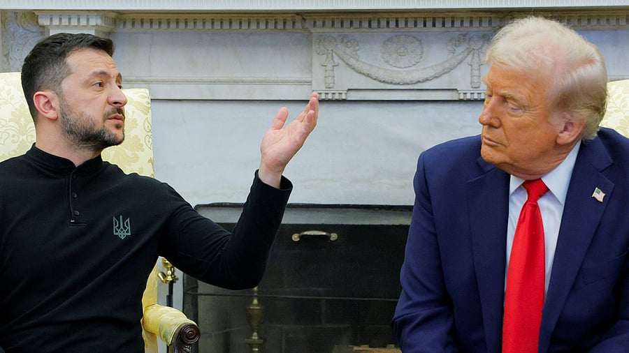 <div class="paragraphs"><p>US President Donald Trump with Ukrainian President Volodymyr Zelenskyy </p></div>