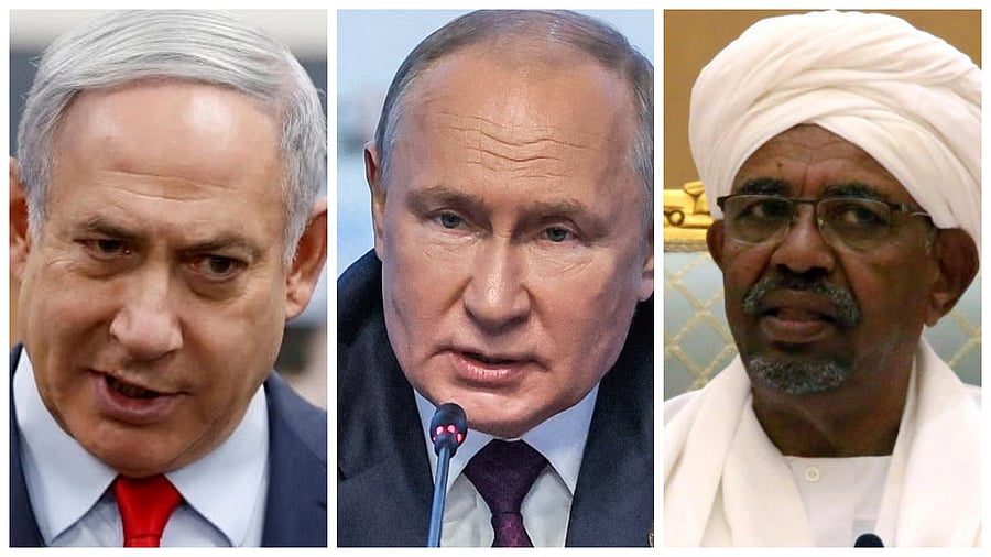 <div class="paragraphs"><p>Benjamin Netanyahu, Vladimir Putin, Omar Bashir</p></div>