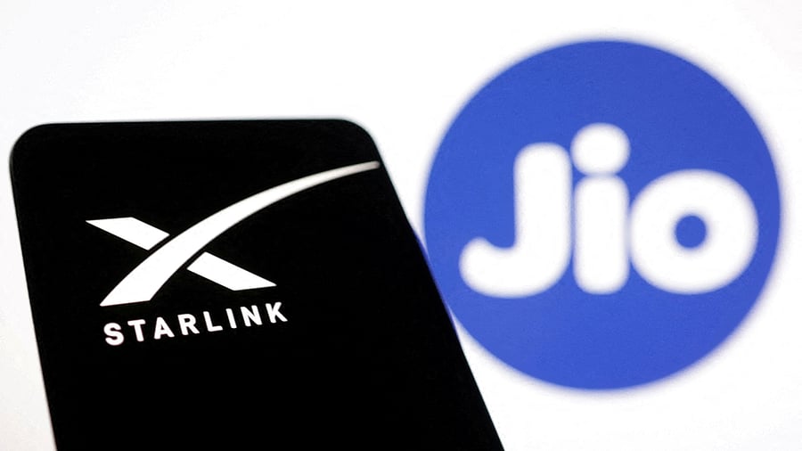 <div class="paragraphs"><p>FILE PHOTO: Starlink and Jio logos are seen in this illustration taken, June 21, 2023. </p></div>