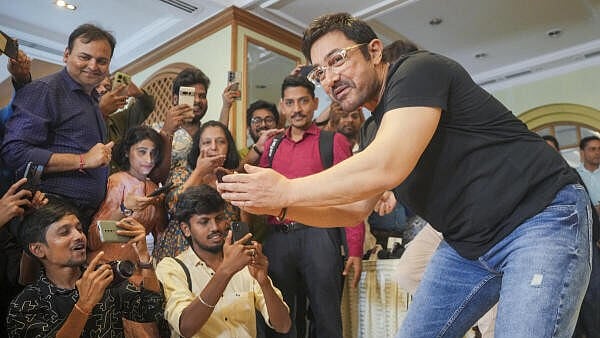 <div class="paragraphs"><p>Bollywood actor Aamir Khan during his pre-birthday celebration.</p></div>