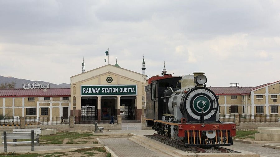 <div class="paragraphs"><p>A view shows the railway station, after the train service is halted following the attack on a train by separatist militants in Bolan, in Quetta, Balochistan, Pakistan.</p></div>