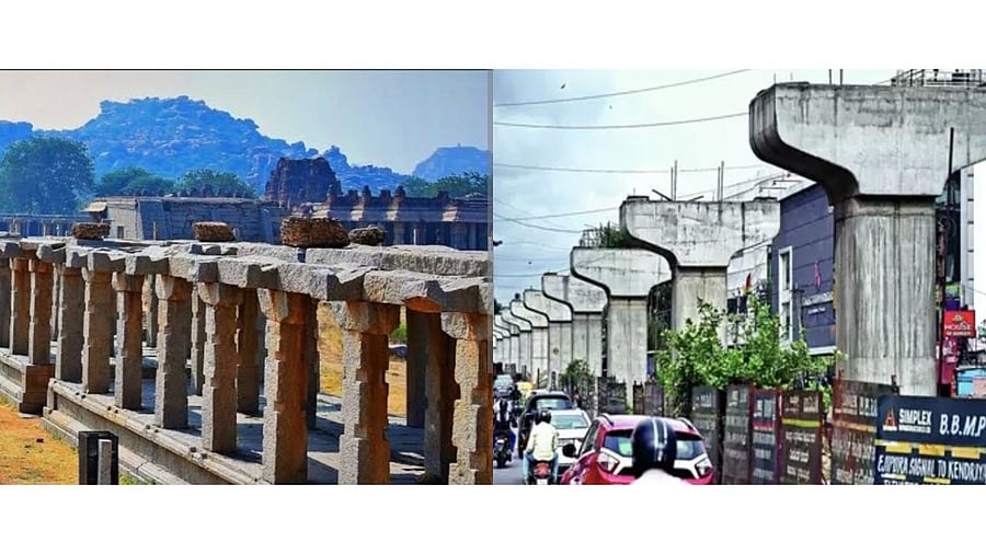 <div class="paragraphs"><p>The picture showing Hampi bazaar and Ejipura flyover.</p></div>