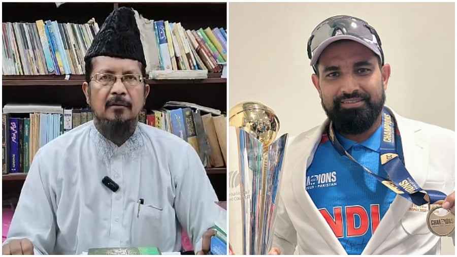 <div class="paragraphs"><p>All India Muslim Jamaat president Maulana Shahabuddin Razvi and Indian cricketer Mohammed Shami.</p></div>