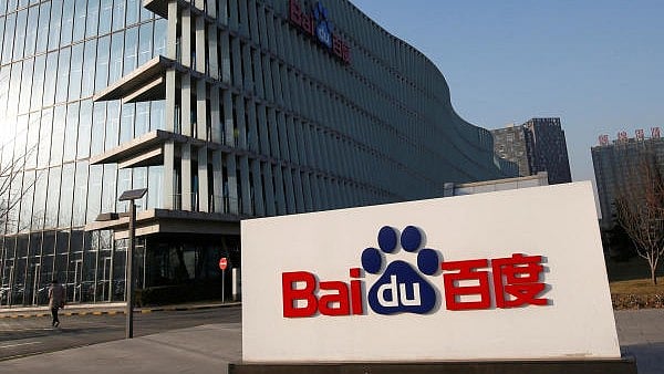 <div class="paragraphs"><p>Baidu's company logo is seen at its headquarters in Beijing.</p></div>