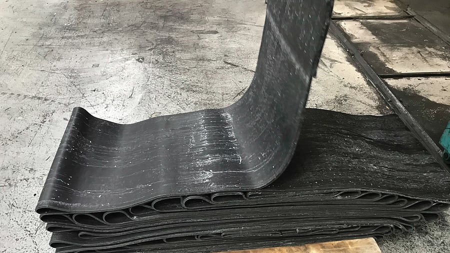 <div class="paragraphs"><p>Sliced rubber sheets in a manufacturing unit. (Representative image)</p></div>