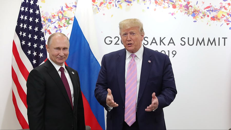<div class="paragraphs"><p>Russia's President Vladimir Putin and US President Donald Trump </p></div>