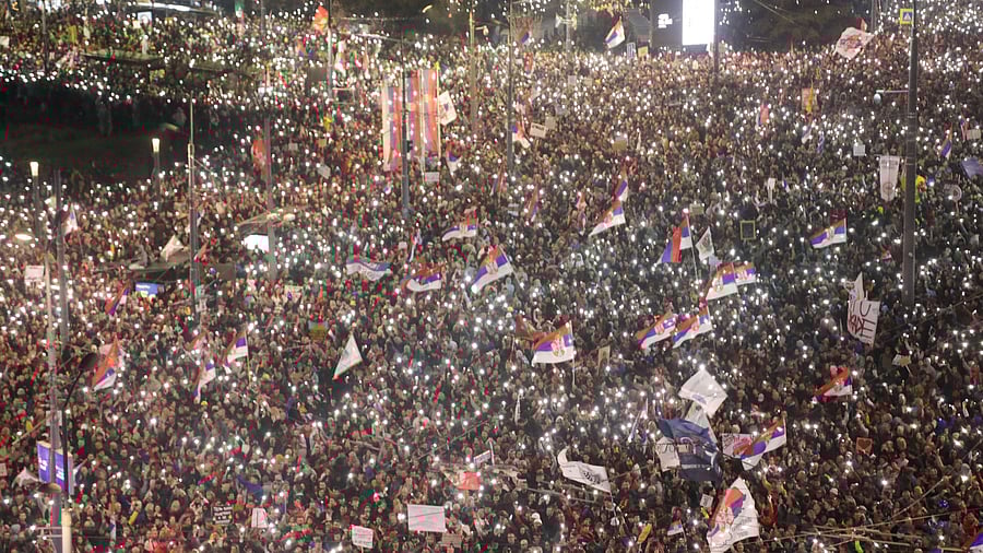 <div class="paragraphs"><p>Serbia protest.</p></div>
