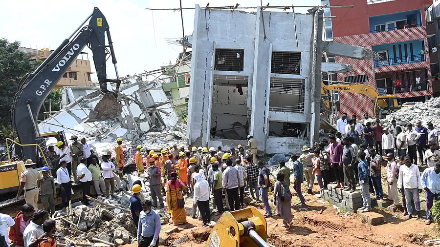 <div class="paragraphs"><p>The building collapse in November last year claimed the lives of nine workers. </p></div>