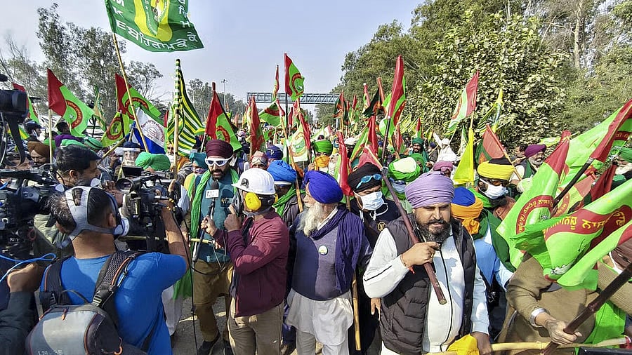 <div class="paragraphs"><p>Representative image of farmers protest. </p></div>