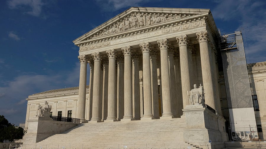 <div class="paragraphs"><p>A view of the US Supreme Court in Washington</p></div>