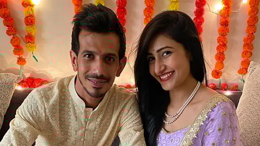 <div class="paragraphs"><p>File photo of Indian leg-spinner Yuzvendra Chahal and internet personality Dhanashree Verma</p></div>