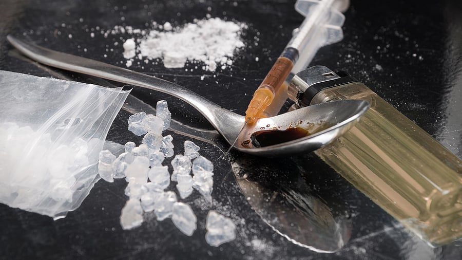 <div class="paragraphs"><p>Representative image showing crystal meth, the drug they were smuggling</p></div>