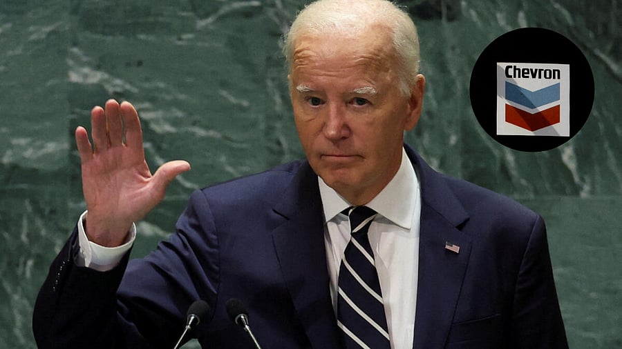 <div class="paragraphs"><p>Joe Biden with an inset image showing the Chevron logo</p></div>