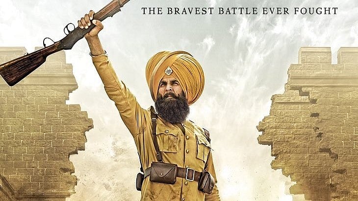 <div class="paragraphs"><p>Akshay Kumar in 'Kesari' poster.&nbsp;</p></div>