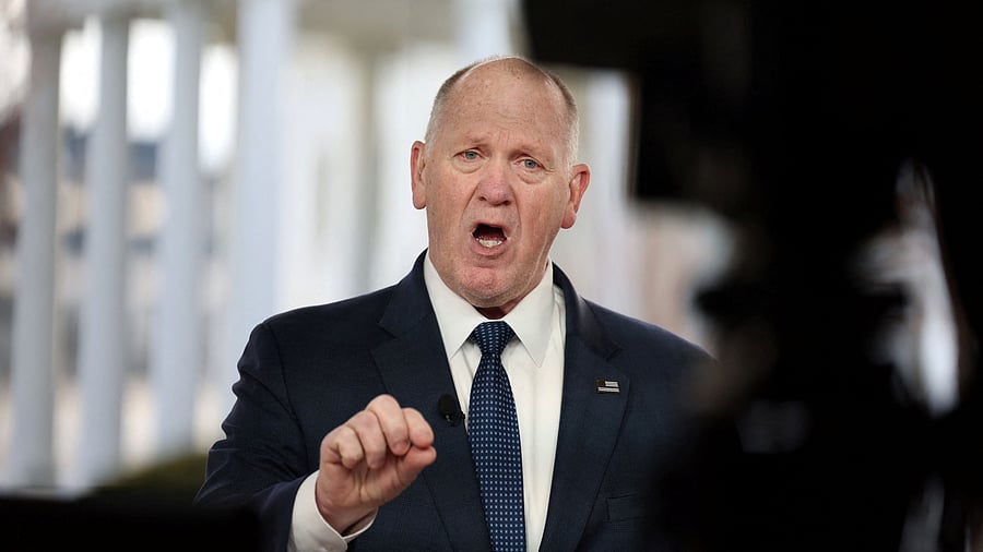 <div class="paragraphs"><p>U.S. President Trump’s border czar Tom Homan speaks live to a news outlet outside of the White House in Washington, D.C., U.S., March 7, 2025. </p></div>