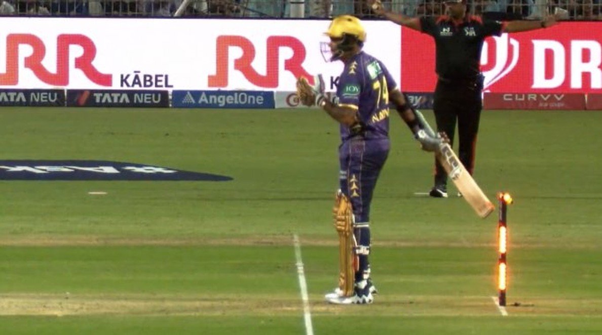 <div class="paragraphs"><p>Sunil Narine during KKR vs RCB IPL 2025 match in Kolkata.</p></div>
