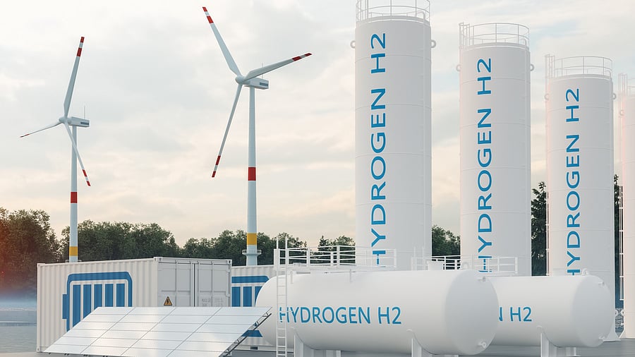 <div class="paragraphs"><p>Image showing hydrogen storage tanks. For representational purposes.</p></div>
