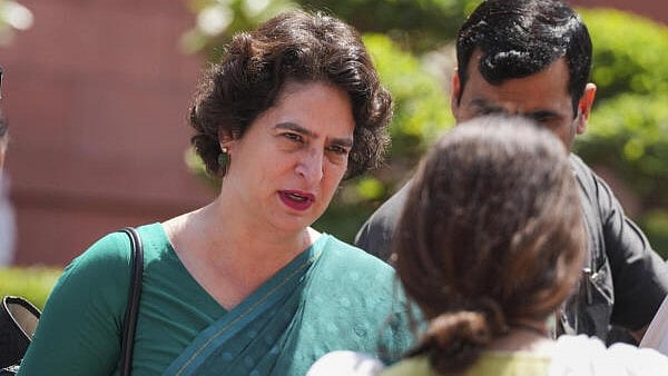 <div class="paragraphs"><p>Congress MP Priyanka Gandhi during the Budget session of Parliament, in New Delhi, Monday, March 24, 2025.</p></div>