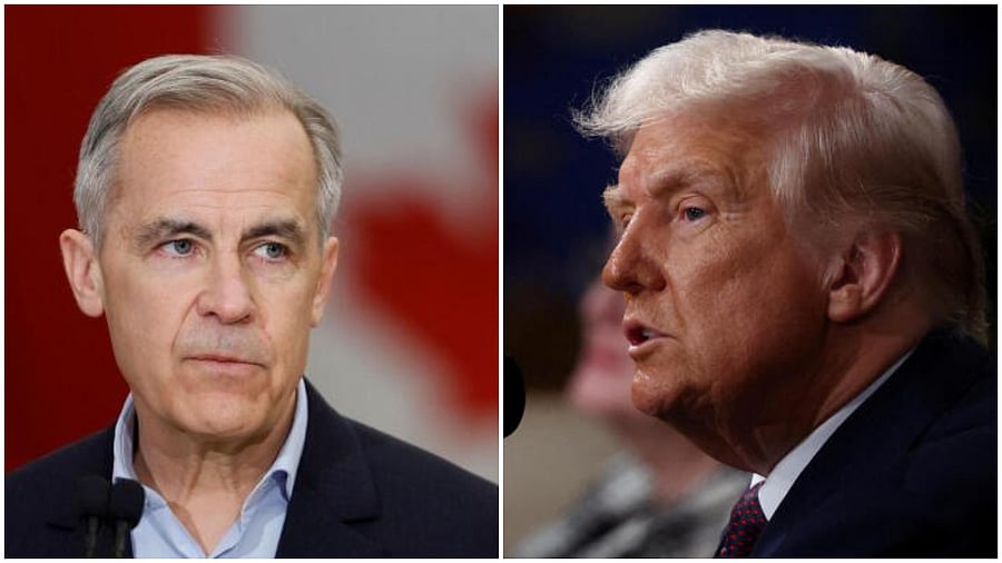 <div class="paragraphs"><p>Canadian Prime Minister Mark Carney (L) and US President Donald Trump.&nbsp;</p></div>