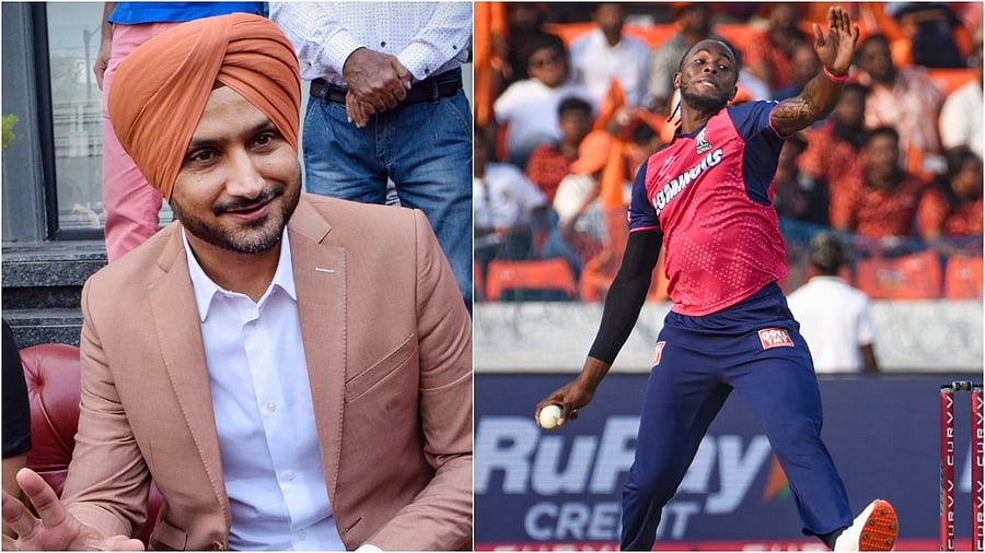 <div class="paragraphs"><p>Former Indian spinner Harbhajan Singh; England fast bowler Jofra Archer</p></div>