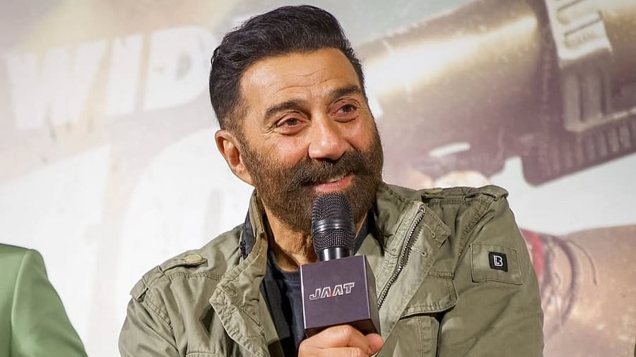 <div class="paragraphs"><p>Sunny Deol during <em>Jaat</em> trailer launch.</p></div>