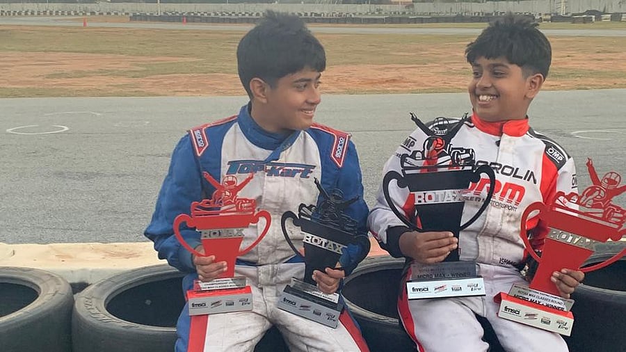 Rohaan Madesh (left) and Ishaan Madesh.