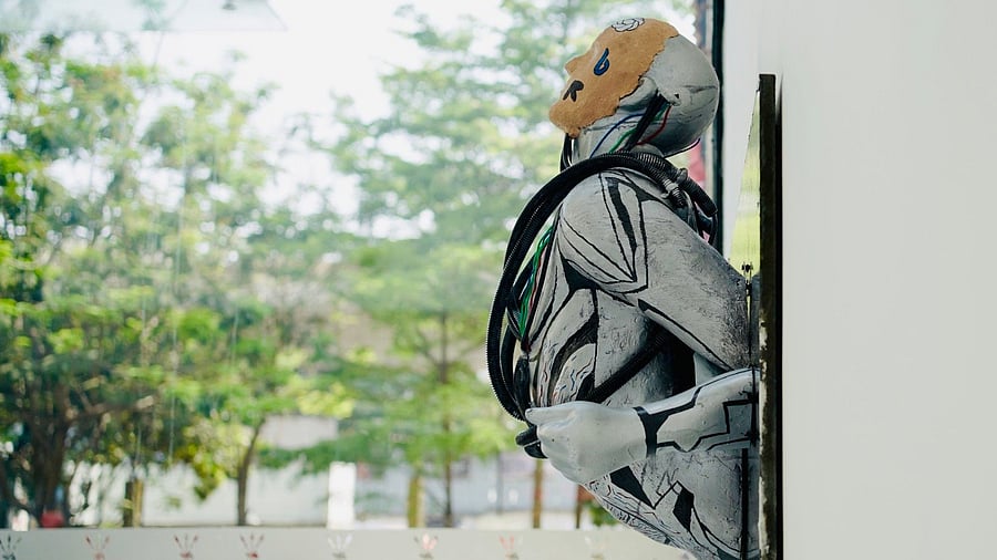 An installation from the past edition of the Whitefield Art Collective.