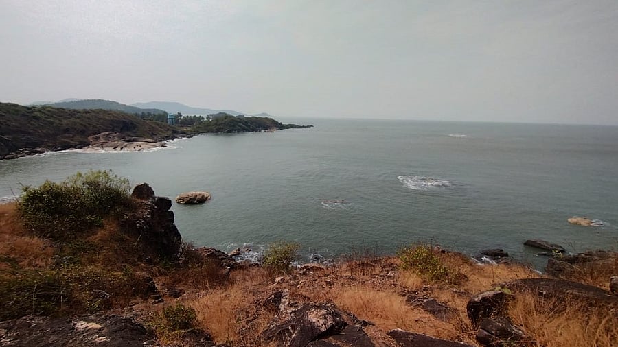 A view of Keni beach in Ankola.