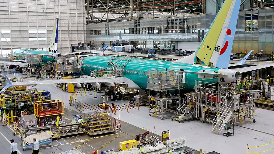 <div class="paragraphs"><p>Boeing 737 MAX aircraft are assembled at the company’s plant in Renton, Washington.</p></div>