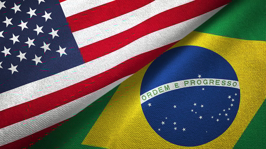 <div class="paragraphs"><p>The flags of United States and Brazil. For representational purposes.</p></div>