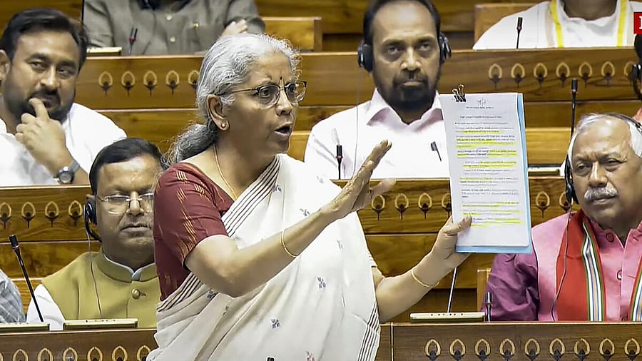 <div class="paragraphs"><p> Finance minister Nirmala Sitharaman replies in the debate about Finance Bill.&nbsp;</p></div>