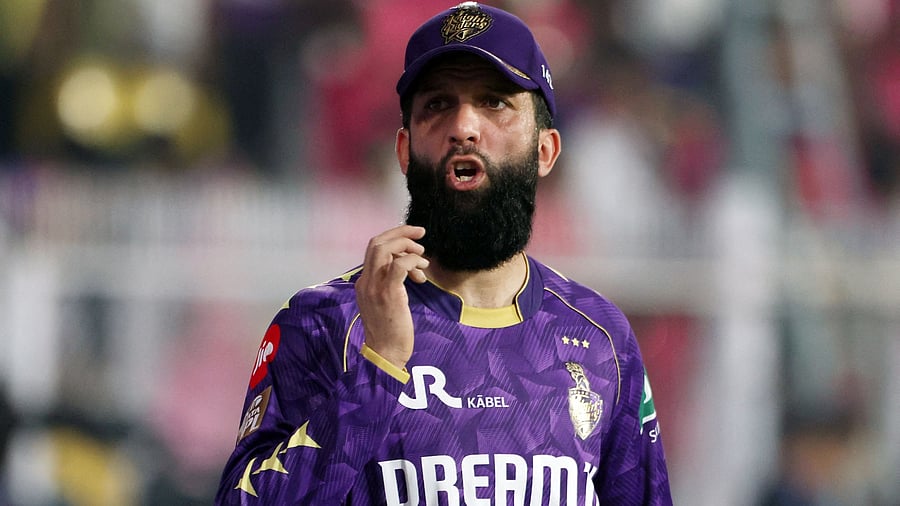 <div class="paragraphs"><p>Kolkata Knight Riders' Moeen Ali during the match </p></div>